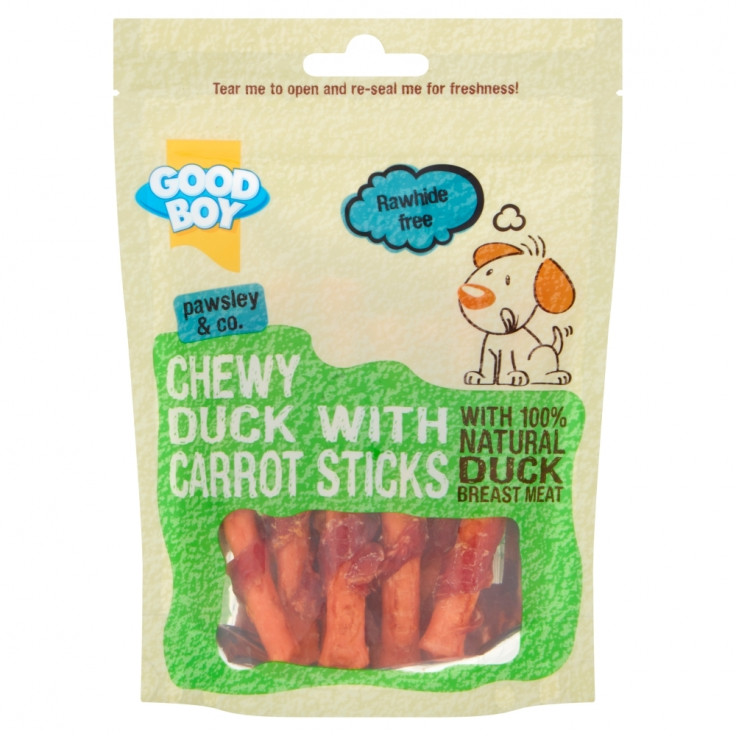 Duck Carrot Stick Dog Treats 90G