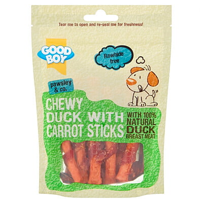 Duck Carrot Stick Dog Treats 90G