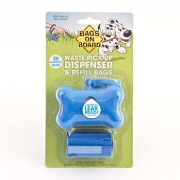 Bags On Board Dispenser Bone Blue(30 bags)