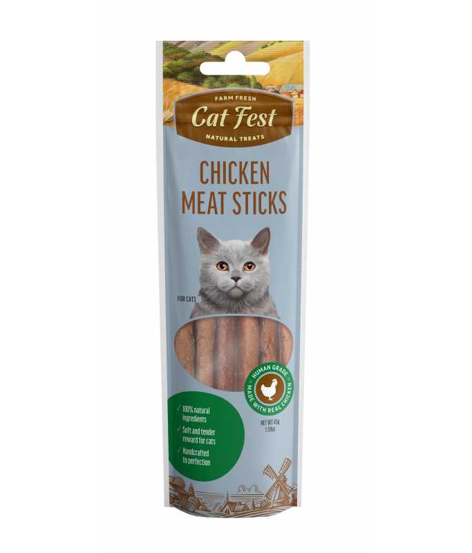 Cat Fest Meat Sticks Chicken TREAT 45g