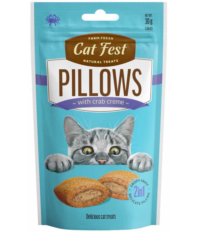 Cat Fest Pillows With Crab Cream 30g