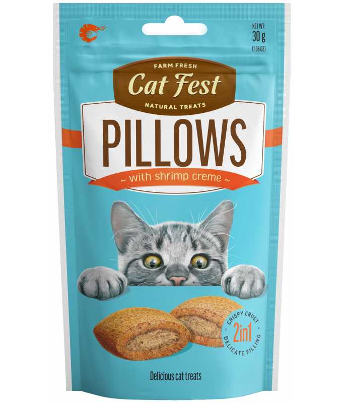 Cat Fest Pillows With Shrimp Cream 30g