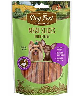 Dog Fest Slices With Goose For Small Breeds - 55g (1.940z)