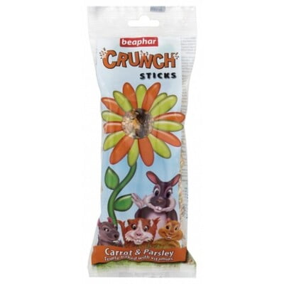 BEAPHAR CRUNCH STICK - CARROT & PARSLEY