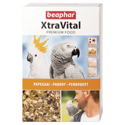 Beaphar XtraVital Parrot Feed 1 kg (New Formula)