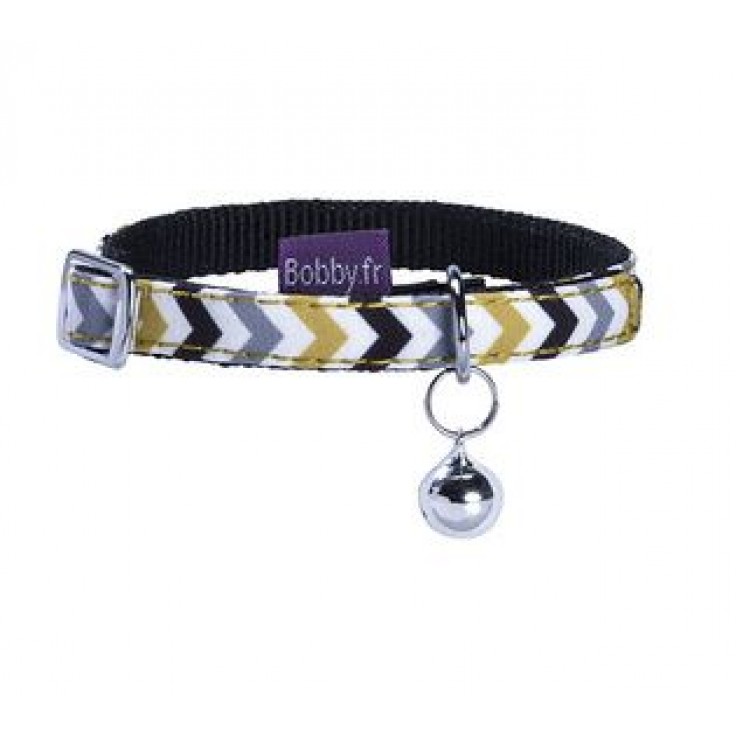 BOBBY ZIGZAG CAT COLLAR - BLACK BOBBY ZIGZAG CAT COLLAR - BLACK