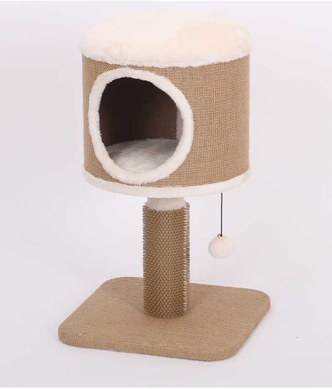 Catry Cat Tree With Cozy Cushion And Scratcher HY17679
