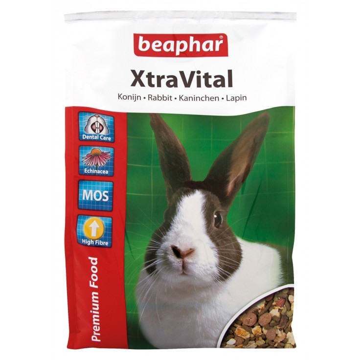 BEAPHAR XTRAVITAL RABBIT FEED 2.5 KG