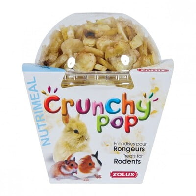 ZOLUX CRUNCHY POP RODENT TREATS - BANANA