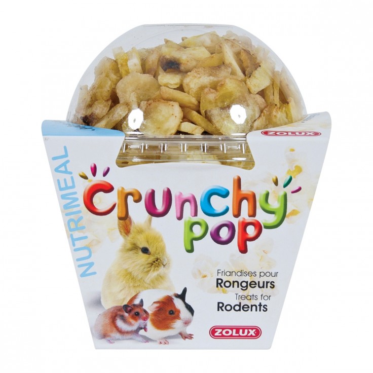 ZOLUX CRUNCHY POP RODENT TREATS - BANANA ZOLUX CRUNCHY POP RODENT TREATS - BANANA