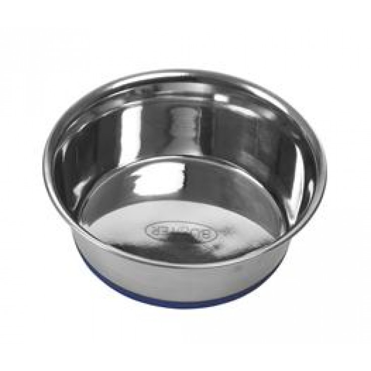 KRUUSE BUSTER STAINLESS STEEL BOWL BLUE BASE SS 0.525L