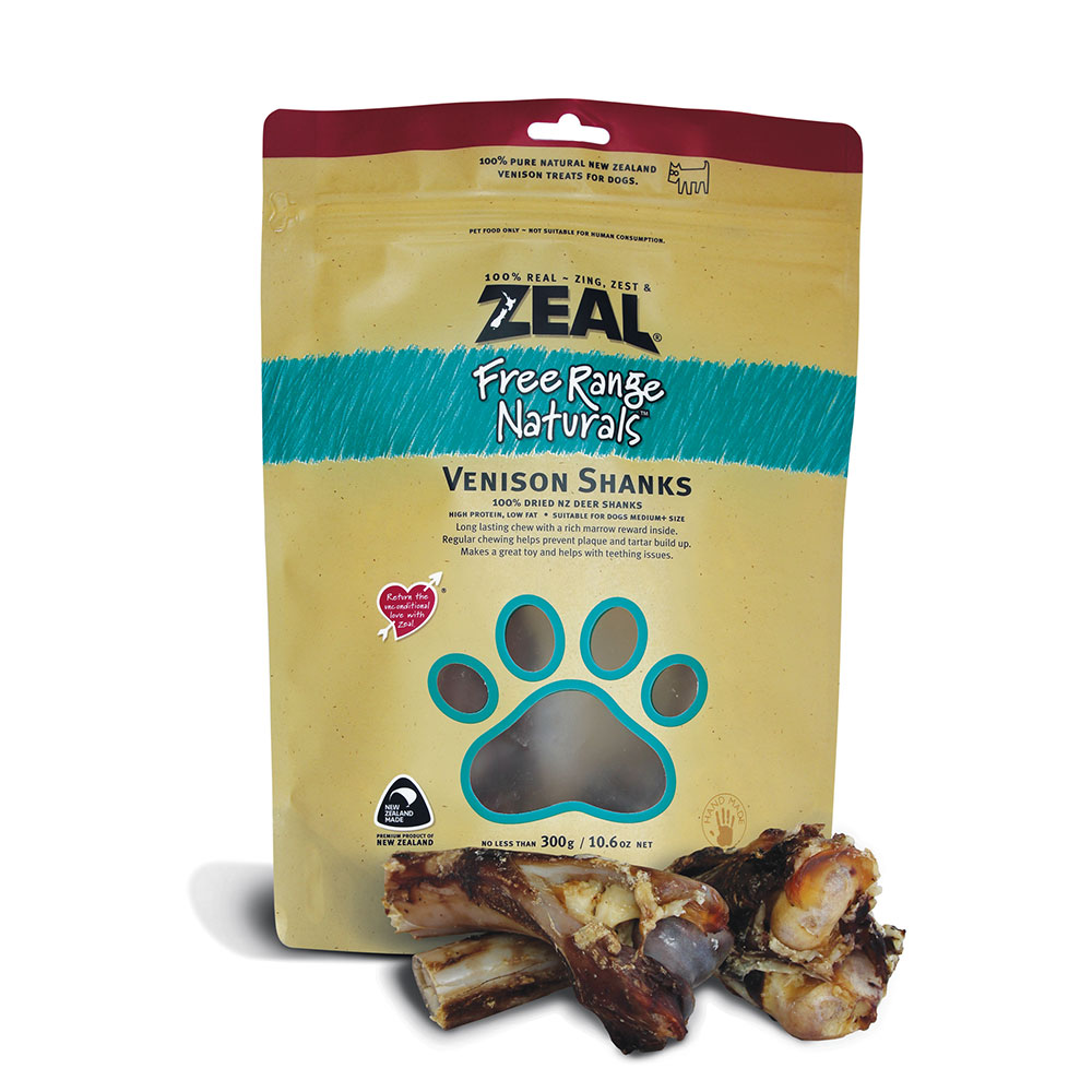 Zeal Venison Shanks (2pcs) 300g(Dog Treat)