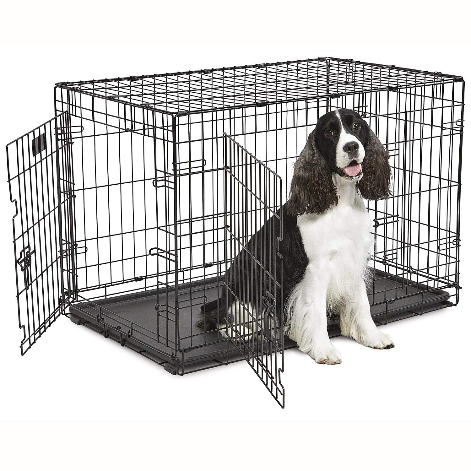 Midwest Contour Double Door Dog Crate 36″