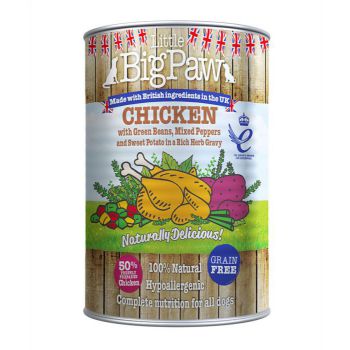 LITTLE BIG PAW DOG CHICKEN 390G TIN 390G LITTLE BIG PAW DOG CHICKEN 390G TIN 390G