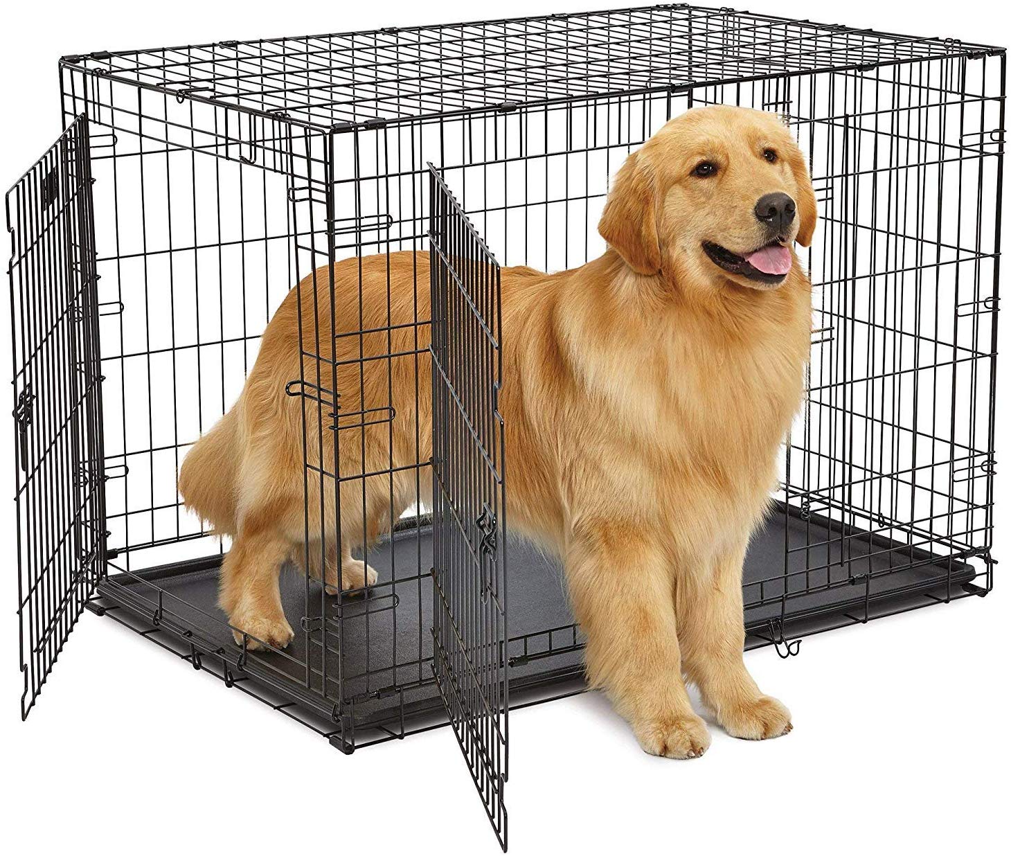 MidWest 42" LifeStages Double Door Dog Crate
