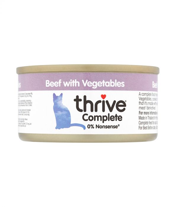 Thrive Complete Cat Beef with Vegetables Wet Food 75G