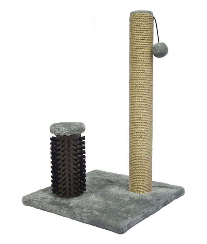 Flamingo Cat Scratching Tree with Brush Flamingo Cat Scratching Tree with Brush