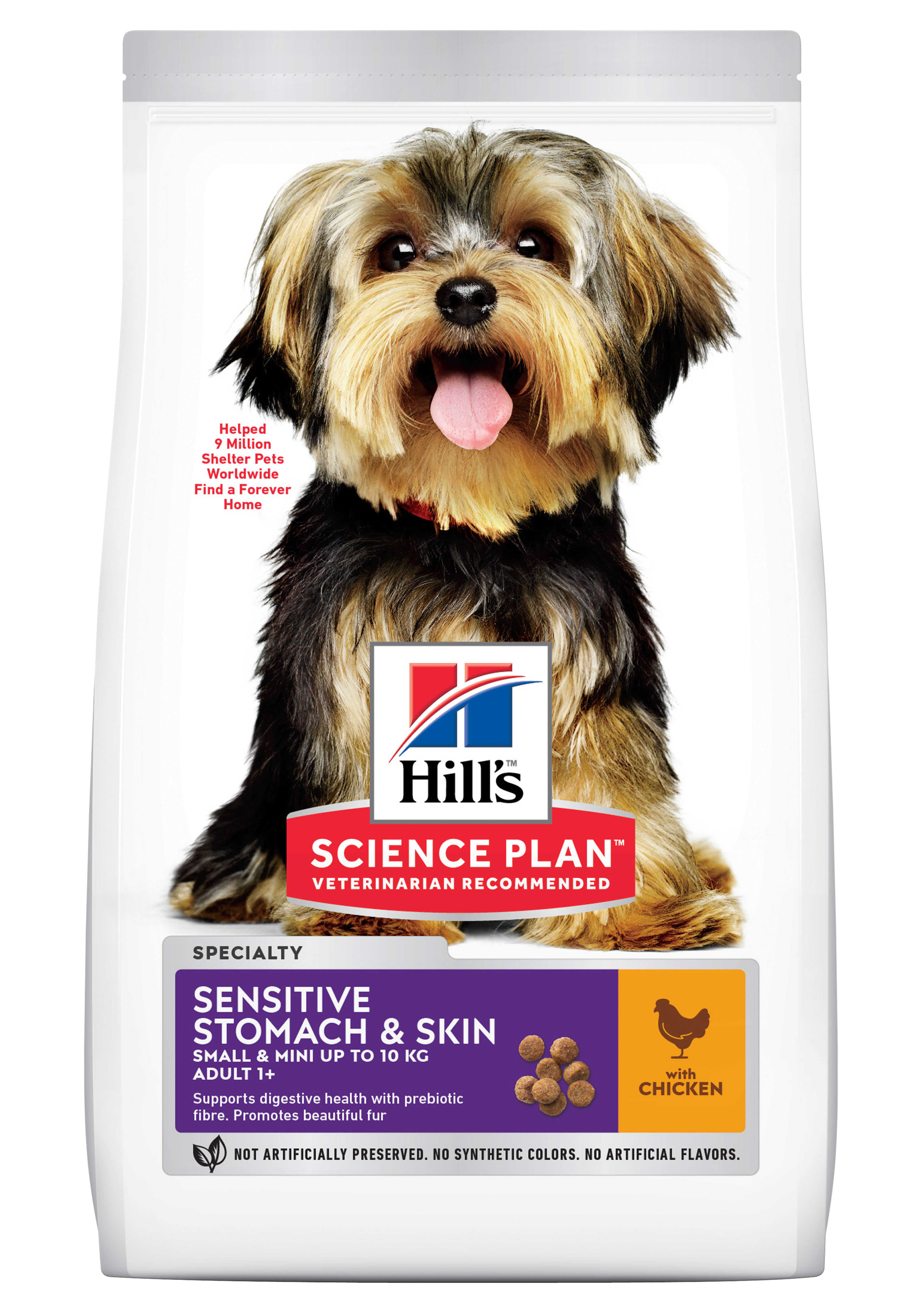 Hills Science Plan Canine Adult Sensitive Stomach & Skin Small & Mini w/Chicken 1.5kg