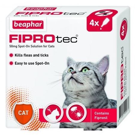 Beaphar Fiprotec for Cat 4 Vials
