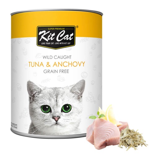 Kit Cat  Tuna & Anchovy 400G (Wet Food)