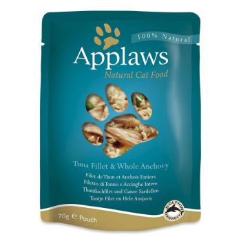 APPLAWS CAT TUNA WITH ANCHOVY 70G POUCH (Wet Food)