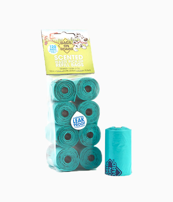 Bags On Board Refill Bags Scented Green Roll 120 bags(8×15)