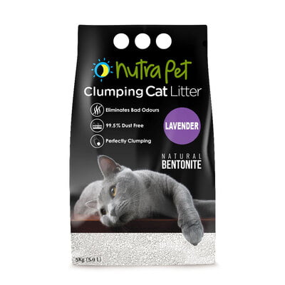 Nutrapet Lavender White Compact Cat Litter 5KG