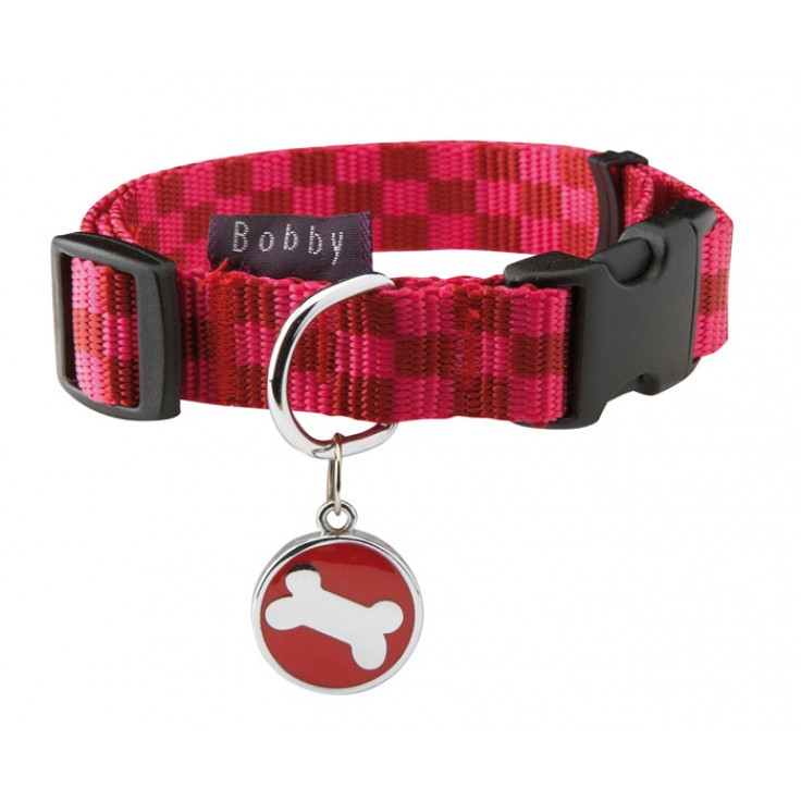 BOBBY DAMIER COLLAR - RED