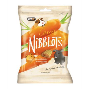 M&C VetIQ Nibblots for Small Animals Carrots Treats 30G