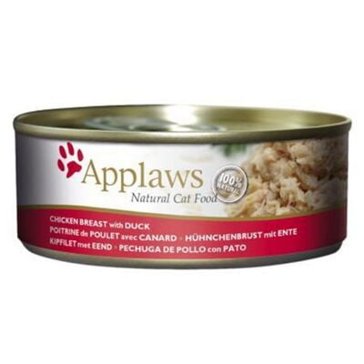 APPLAWS CAT CHICKEN WITH DUCK 156G TIN