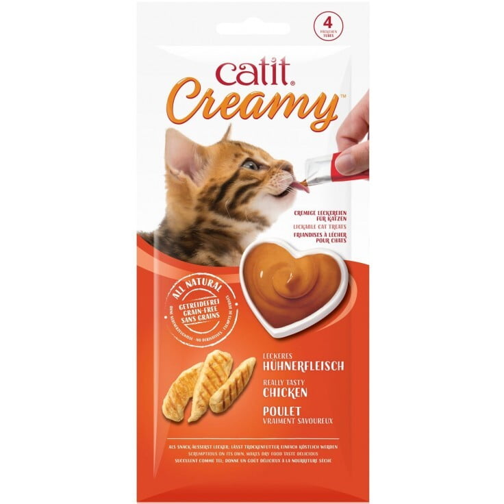 CATIT CREAMY LICKABLE TREATS - CHICKEN