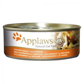 APPLAWS CAT CHICKEN WITH PUMPKIN 156G TIN