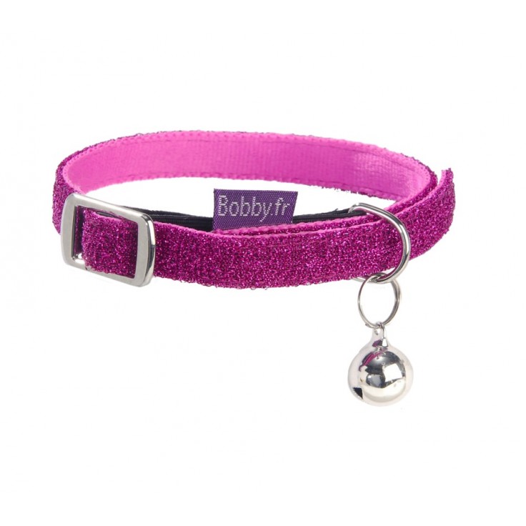 BOBBY DISCO CAT COLLAR - PINK / XS BOBBY DISCO CAT COLLAR - PINK / XS