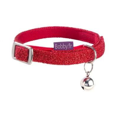 BOBBY DISCO CAT COLLAR - RED / XS