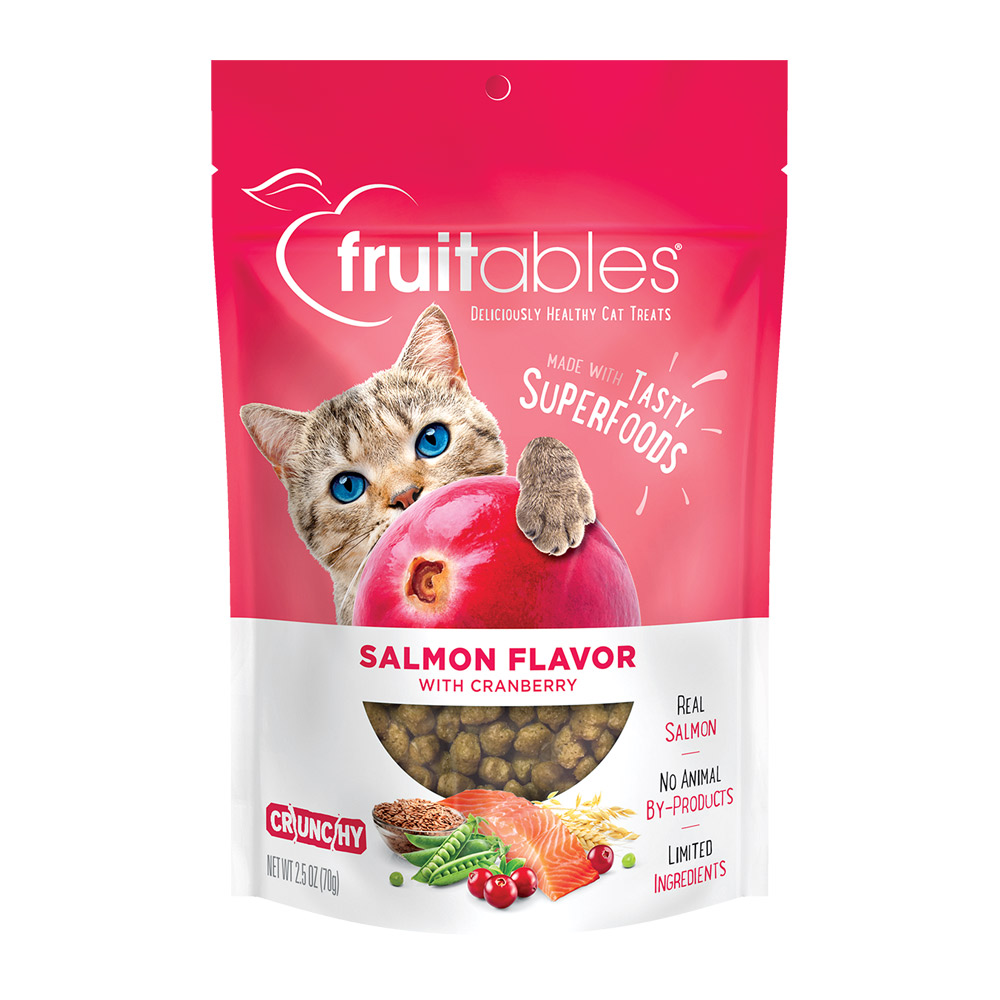 Fruitables Salmon Flavor with Cranberry Cat Treats 70g