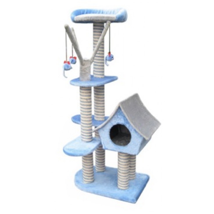 FAUNA SAGRADA CAT SCRATCHING POLE - BLUE