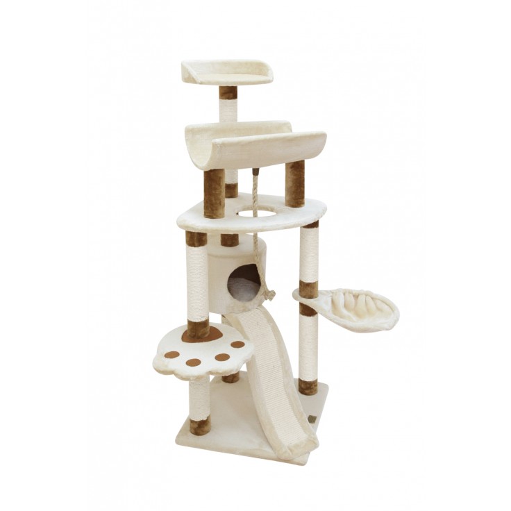 FAUNA SHANTAL CAT POLE - BEIGE-BROWN FAUNA SHANTAL CAT POLE - BEIGE-BROWN