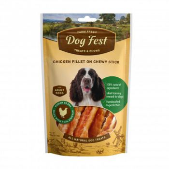 Dog Fest Chicken fillet on a chewy stick for adult dogs - 90g (3.17oz)