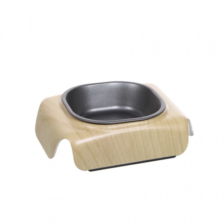 HAGEN CAT BOWL - WOOD FINISH