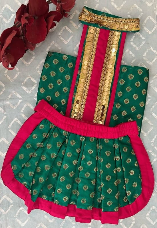 GREEN LEHENGA CHOLI