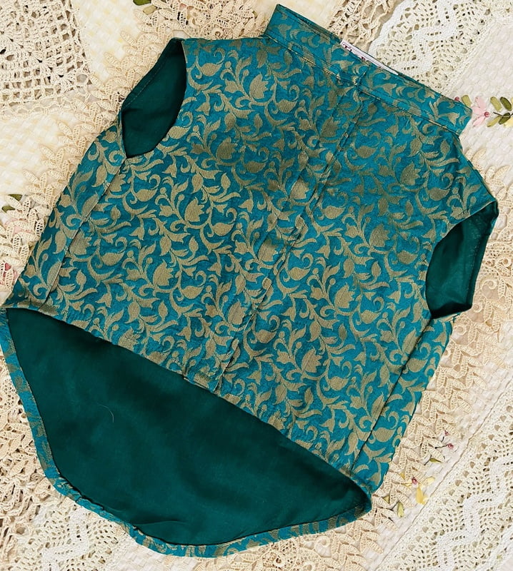 TEAL FESTIVE JACKET