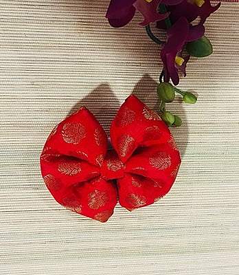 RED GOLDEN FESTIVE BOW