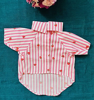 STRIPE SHIRT PINK