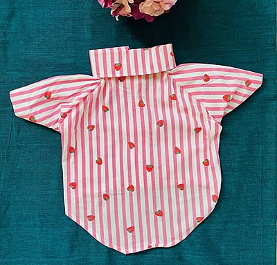 STRIPE SHIRT PINK