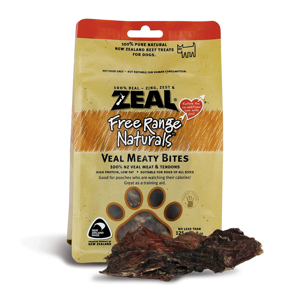 Zeal Veal Meaty Bites 125G(Dog Treat)
