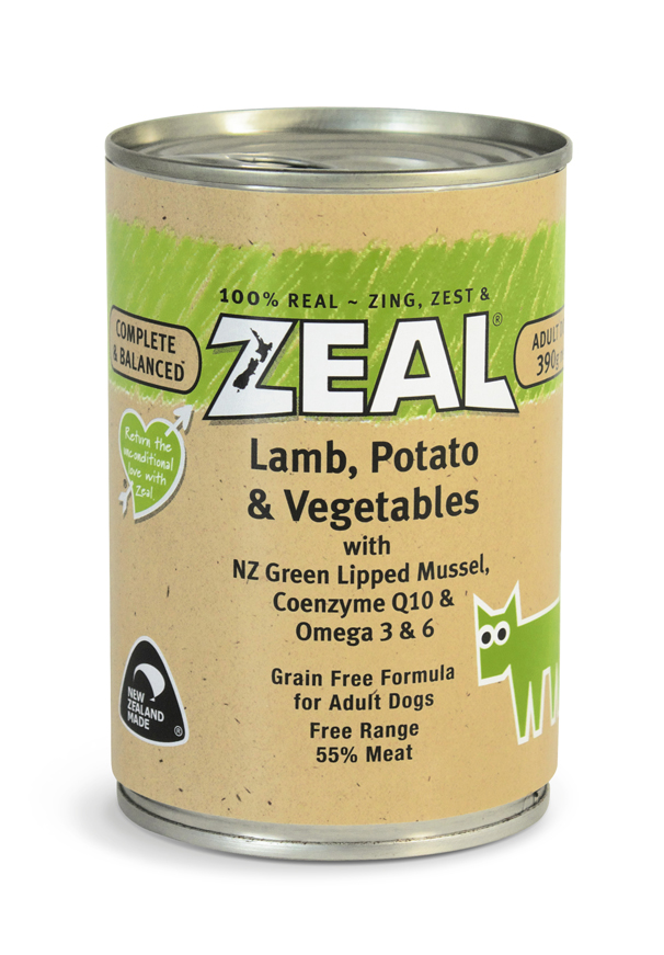 Zeal - Lamb, Potato & Vegetables 390G(Wet Food)