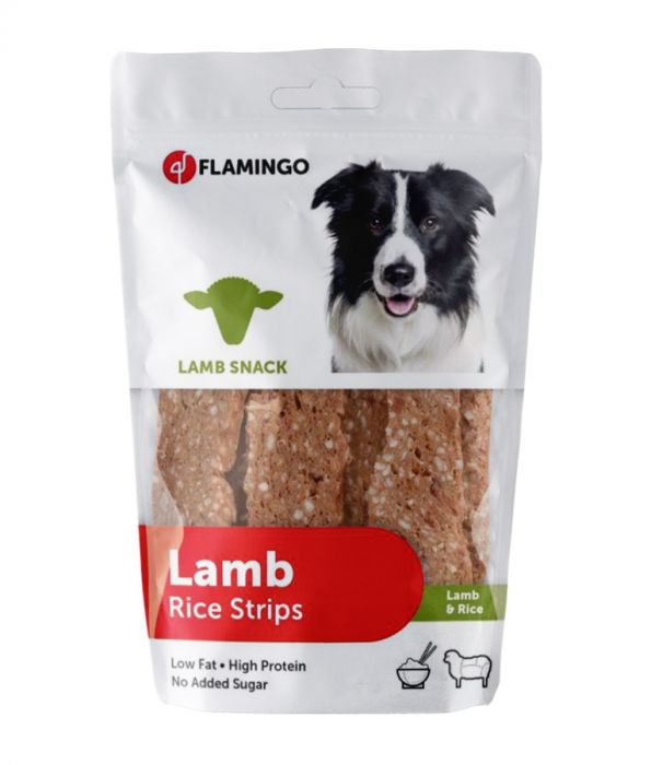 FLAMINGO LAMB & RICE SNACK DOG TREAT