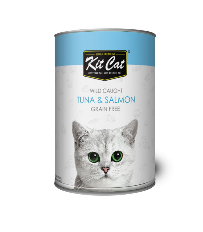 Kit Cat Tuna & Salmon 400G(Wet Food)