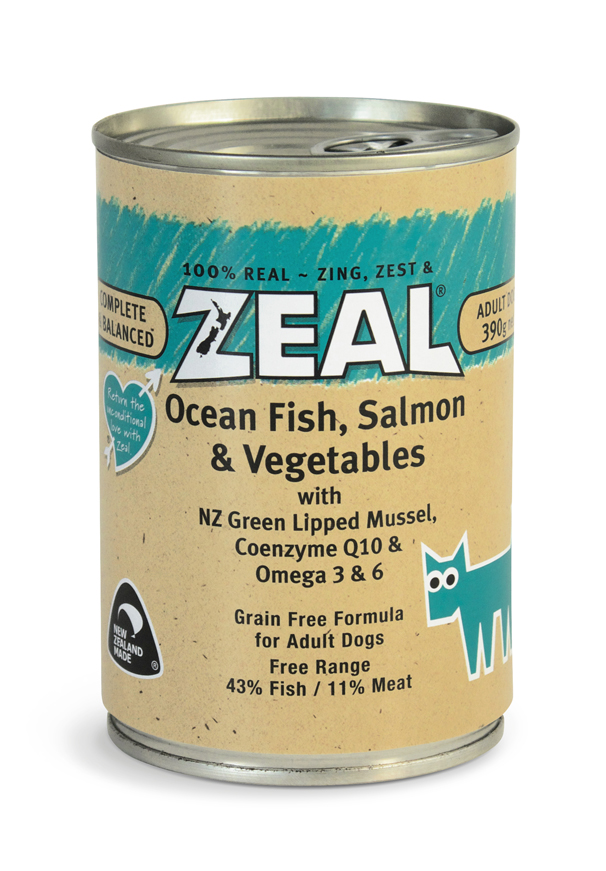 Zeal - Ocean Fish, Salmon & Vegetables 390G(Wet Food)