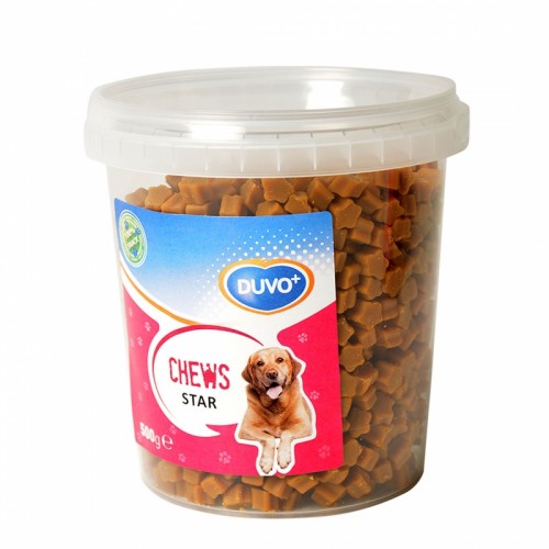 DUVO SOFT CHEW STAR 500  GR : (DOG TREAT)